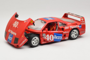 Ferrari F40 #40 J-P. Jabouille / O. Grouillard Art Sports 1987 Bburago 1:18 3332-A1 Метал — снимка 2 от 8
