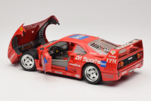 Ferrari F40 #40 J-P. Jabouille / O. Grouillard Art Sports 1987 Bburago 1:18 3332-A1 Метал — снимка 5 от 8