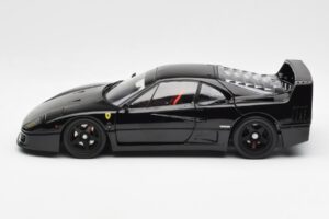 Ferrari F40 Черен Kyosho 1:18 08416BK Метал — снимка 6 от 10