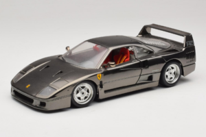 Ferrari F40 Chrome Black Bburago 1:18 3401-B1 Метал