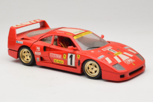 Ferrari F40 Evoluzione #1 Pirelli Червен 1992 Bburago 1:18 3042-P1 Метал — снимка 6 от 8