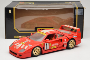 Ferrari F40 Evoluzione #1 Pirelli Червен 1992 Bburago 1:18 3042-P1 Метал — снимка 8 от 8