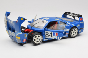 Ferrari F40 Evoluzione #34 Син Custom 1987 Bburago 1:18 3032-C1 Метал — снимка 2 от 8