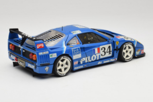Ferrari F40 Evoluzione #34 Син Custom 1987 Bburago 1:18 3032-C1 Метал — снимка 3 от 8