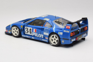Ferrari F40 Evoluzione #34 Син Custom 1987 Bburago 1:18 3032-C1 Метал — снимка 7 от 8