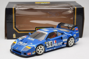 Ferrari F40 Evoluzione #34 Син Custom 1987 Bburago 1:18 3032-C1 Метал — снимка 8 от 8