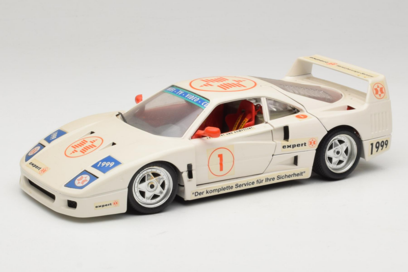 Ferrari F40 #1 Expert Бял 1987 Bburago 1:18 3332-W2 Метал