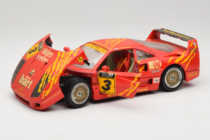 Ferrari F40 #3 F. Kroymans Ferrari Imports Kroymans BBS Wheels Червен 1987 Bburago 1:18 3032-H1 Метал — снимка 2 от 8