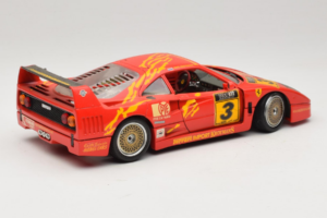 Ferrari F40 #3 F. Kroymans Ferrari Imports Kroymans BBS Wheels Червен 1987 Bburago 1:18 3032-H1 Метал — снимка 3 от 8