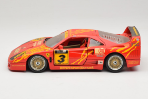 Ferrari F40 #3 F. Kroymans Ferrari Imports Kroymans BBS Wheels Червен 1987 Bburago 1:18 3032-H1 Метал — снимка 4 от 8