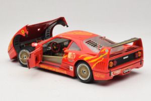 Ferrari F40 #3 F. Kroymans Ferrari Imports Kroymans BBS Wheels Червен 1987 Bburago 1:18 3032-H1 Метал — снимка 5 от 8