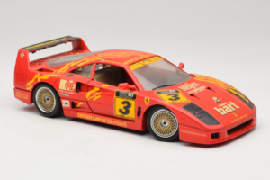 Ferrari F40 #3 F. Kroymans Ferrari Imports Kroymans BBS Wheels Червен 1987 Bburago 1:18 3032-H1 Метал — снимка 6 от 8