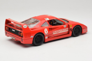 Ferrari F40 #6 V. Colombo L'Indipendente Червен 1987 Bburago 1:18 3032-L1 Метал — снимка 3 от 8