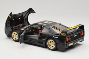 Ferrari F40 Magneti Marelli #3 Черен Bburago 1:18 3022-B1 Метал — снимка 5 от 8