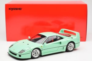 Ferrari F40 Ментово Зелено Kyosho 1:18 08416MG Метал — снимка 10 от 10