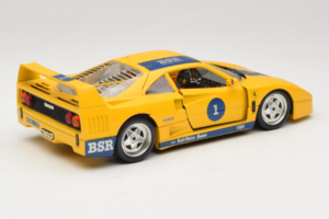 Ferrari F40 #1 Жълт Bauer Лимитирана Серия 100 бр Bburago 1:18 BSR001 Метал — снимка 3 от 8