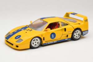 Ferrari F40 #1 Жълт Bauer Лимитирана Серия 100 бр Bburago 1:18 BSR001 Метал