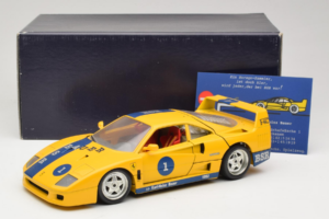 Ferrari F40 #1 Жълт Bauer Лимитирана Серия 100 бр Bburago 1:18 BSR001 Метал — снимка 8 от 8