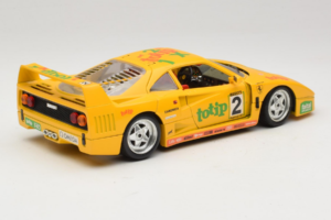 Ferrari F40 Totip Jolly Club #2 Жълт Bburago 1:18 3332-Y1 Метал — снимка 3 от 8