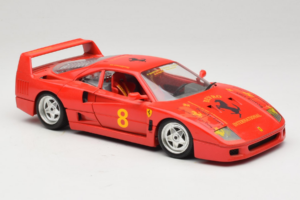 Ferrari F40 #8 Bevro International Червен 1987 Bburago 1:18 3332-P3 Метал — снимка 6 от 8