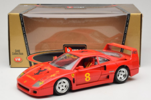 Ferrari F40 #8 Bevro International Червен 1987 Bburago 1:18 3332-P3 Метал — снимка 8 от 8