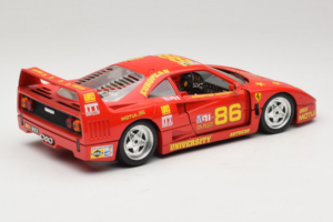 Ferrari F40 LM #86 Ch. Pozzi IMSA 24 Hours of Le Mans 1985 Червен Bburago 1:18 3332-P6 Метал — снимка 3 от 8