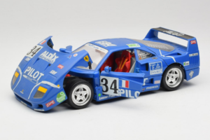 Ferrari F40 #34 M. Ferte / Thavenin / Palau Pilot Син 1987 Bburago 1:18 3032-B1 Метал — снимка 2 от 8