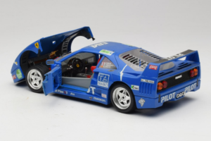 Ferrari F40 #34 M. Ferte / Thavenin / Palau Pilot Син 1987 Bburago 1:18 3032-B1 Метал — снимка 5 от 8