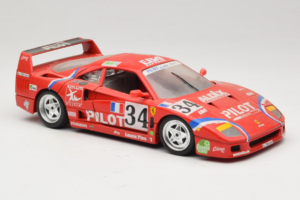 Ferrari F40 LM Pilot #34 Ferte / Thavenin / Palau 24 Hours of Le Mans 1995 Червен Bburago 1:18 3032-P3 Метал — снимка 6 от 8