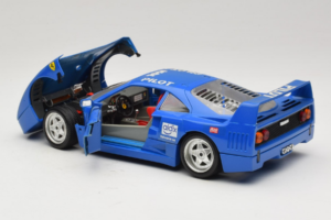 Ferrari F40 Pilot #56 Син Bburago 1:18 3332-BL1 Метал — снимка 5 от 8