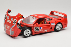Ferrari F40 #56 Pilot Червен 1987 Bburago 1:18 3332-P2 Метал — снимка 2 от 8