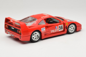 Ferrari F40 #56 Pilot Червен 1987 Bburago 1:18 3332-P2 Метал — снимка 3 от 8