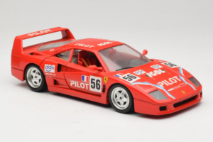Ferrari F40 #56 Pilot Червен 1987 Bburago 1:18 3332-P2 Метал — снимка 6 от 8