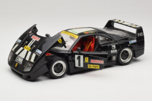 Ferrari F40 Pirelli Agip #1 Черен Bburago 1:18 3332-B1 Метал — снимка 2 от 8