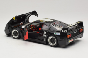 Ferrari F40 Pirelli Agip #1 Черен Bburago 1:18 3332-B1 Метал — снимка 5 от 8