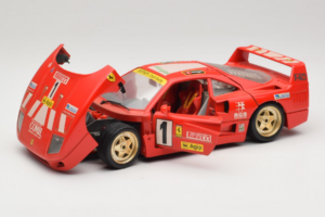 Ferrari F40 Pirelli Agip #1 Ferrari Club Italia Червен Bburago 1:18 3032-P2 Метал — снимка 2 от 8