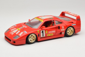 Ferrari F40 Pirelli Agip #1 Ferrari Club Italia Червен Bburago 1:18 3032-P2 Метал