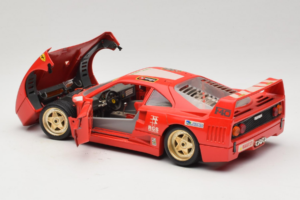 Ferrari F40 Pirelli Agip #1 Ferrari Club Italia Червен Bburago 1:18 3032-P2 Метал — снимка 5 от 8