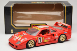 Ferrari F40 Pirelli Agip #1 Ferrari Club Italia Червен Bburago 1:18 3032-P2 Метал — снимка 8 от 8