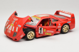 Ferrari F40 Evoluzione #1 Pirelli Agip Червен със Златни Колела 1992 Bburago 1:18 3042-P2 Метал — снимка 2 от 8