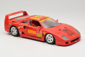 Ferrari F40 Pirelli BBS Червен Bburago 1:18 3032-P4 Метал — снимка 6 от 8