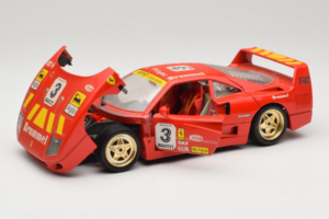 Ferrari F40 #3 Pirelli Червен 1987 Bburago 1:18 3332-P4 Метал — снимка 2 от 8
