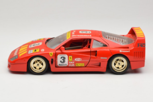 Ferrari F40 #3 Pirelli Червен 1987 Bburago 1:18 3332-P4 Метал — снимка 4 от 8