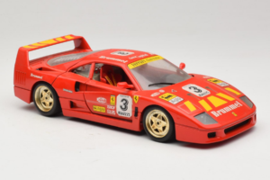 Ferrari F40 #3 Pirelli Червен 1987 Bburago 1:18 3332-P4 Метал — снимка 6 от 8