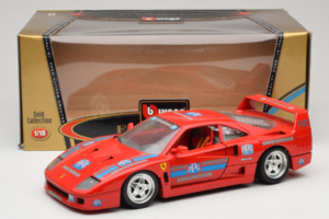 Ferrari F40 PPG Auto Refinish Червен Bburago 1:18 3332-P1 Метал — снимка 8 от 8