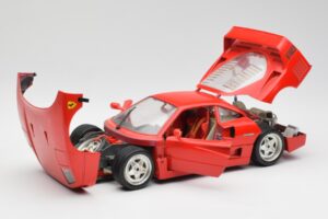 Ferrari F40 Червен Bburago 1:18 3032 Метал — снимка 2 от 8