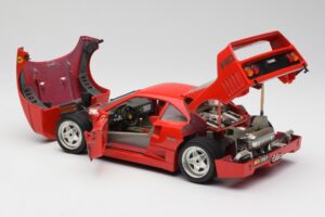 Ferrari F40 Червен Bburago 1:18 3032 Метал — снимка 5 от 8