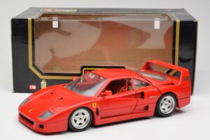 Ferrari F40 Червен Bburago 1:18 3032 Метал — снимка 8 от 8