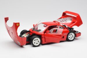 Ferrari F40 Червен Hot Wheels 1:18 23911 Метал — снимка 2 от 8