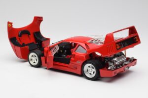 Ferrari F40 Червен Hot Wheels 1:18 23911 Метал — снимка 5 от 8
